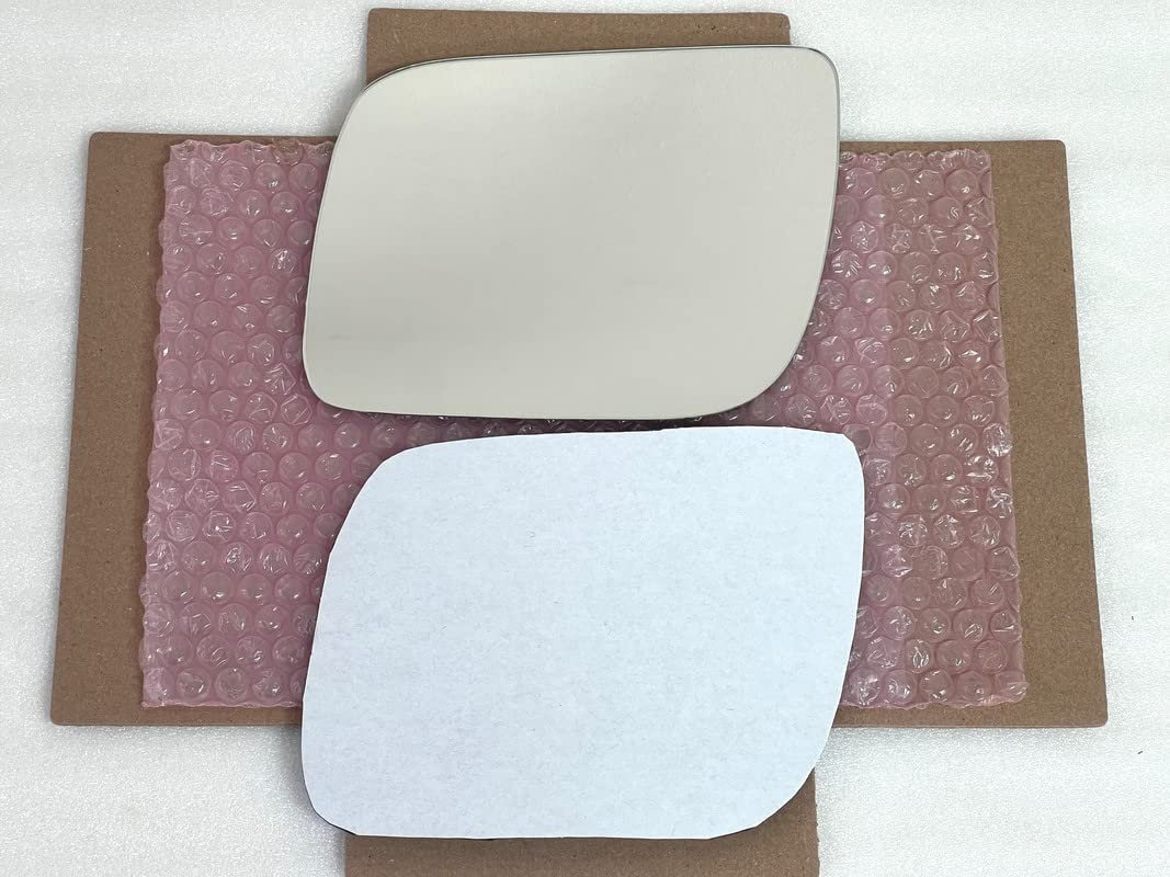 Mirror Glass For 2011 2019 Ford Explorer Driver Side Left Lh 8 In Diagonal With Full Size Adhesive Flat Trapezoid Shape