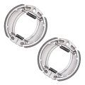 Semi-metallic Asbestos-free Brake Shoes Front 503 Fits For Polaris Cyclone 250x 1987 2 Pairs Pads