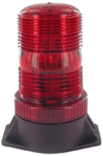 Strobe Light Xenon Bulb 12-80v Abs Base Red Lens