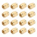 Brass Tubing Nut Tube Fitting Compression Insert Hydraulic Nuts M8x4mm 16pcs 