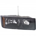 Passenger Side Headlight Assembly For Chevy Avalanche 1500 2500 2002-2006 With Body Cladding Halogen Clear Lens Composite 