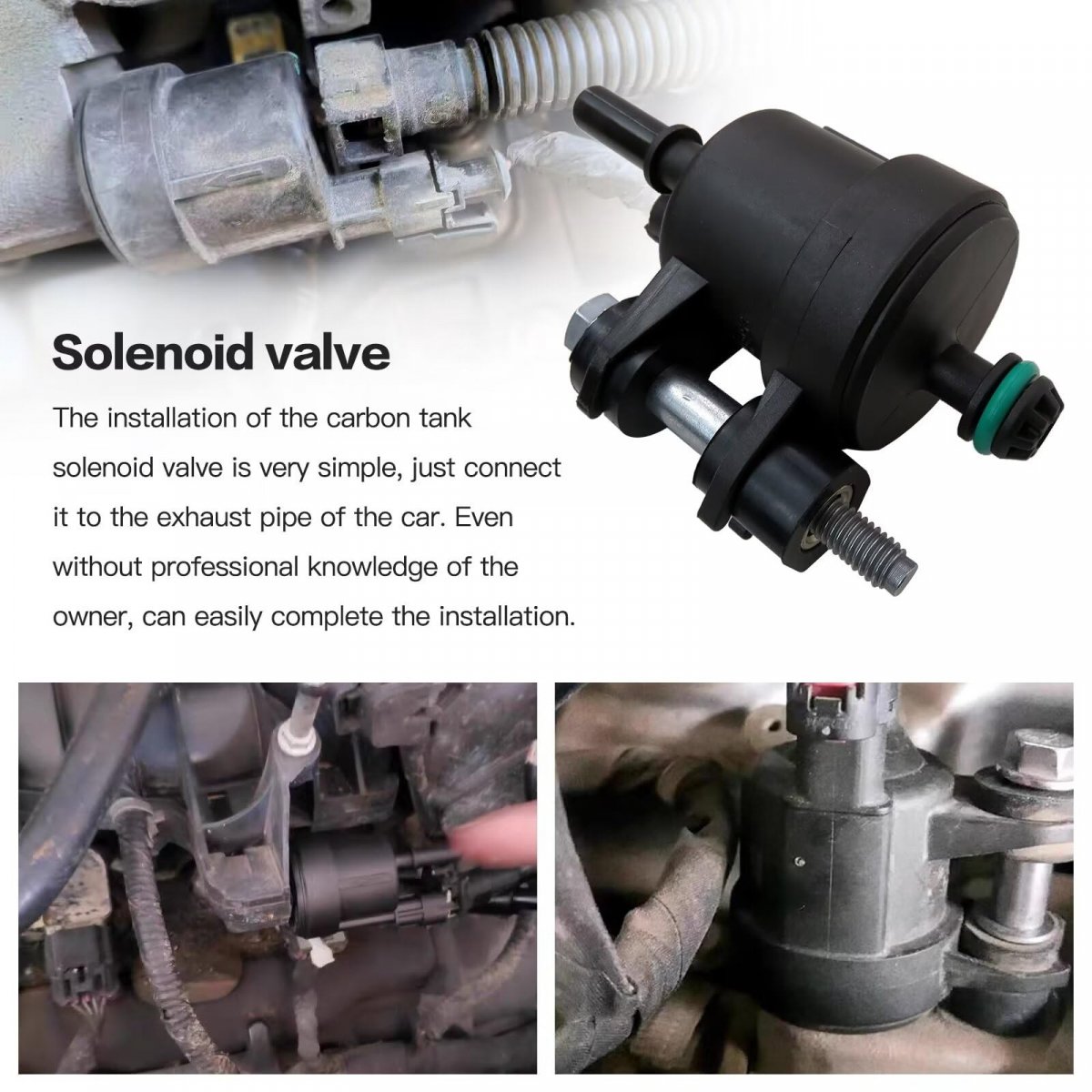 Vapor Canister Purge Valve Solenoid 2a Port Metal Fit For Chevrolet Camaro 3 6l 2012a 2015 Gmc Acadia 2009a 2016 Cadillac Srx