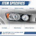 Auto Dynasty Non Dusk Package Gm2503359 Factory Style Headlight Assembly With Chrome Bezel For Chevy Sonic 2012-2016 Passenger