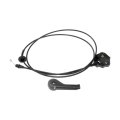 Hood Release Cable For Lincoln Aviator 2003 2004 2005 Steel With Plastic Outer And Handle Replacement 1l2z16916ab 3l2z16916ba 