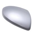 Right Passenger Side Rearview Mirror Cover Cap For Mazda 2 2011 To 2015 And 3 2010 2013 Silver White Door Mount Replacement