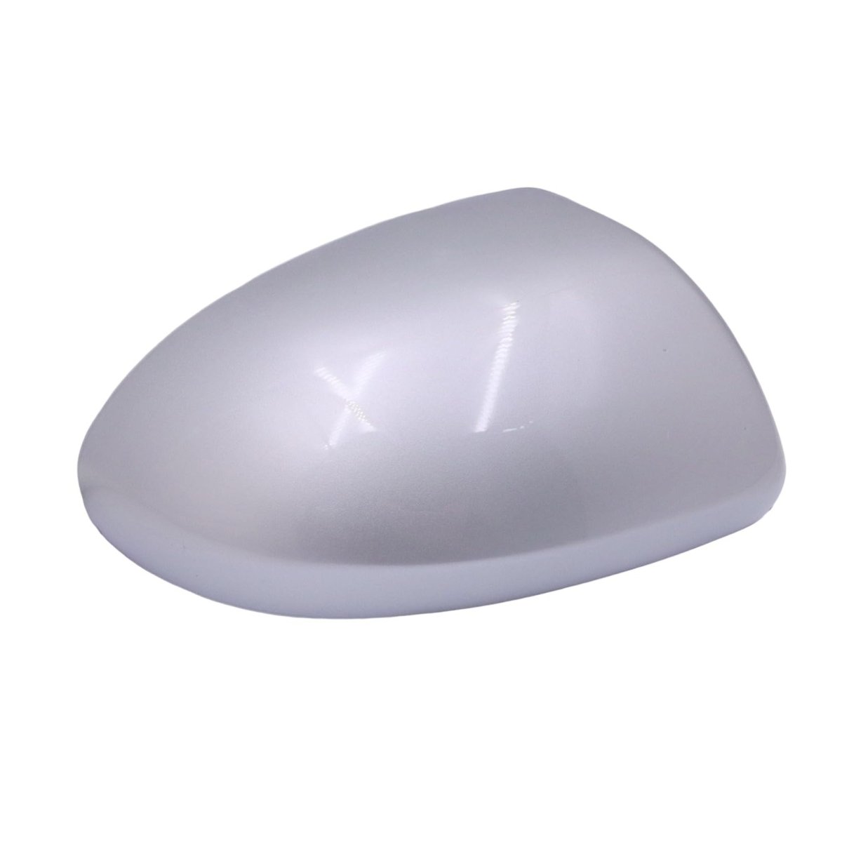 Right Passenger Side Rearview Mirror Cover Cap For Mazda 2 2011 To 2015 And 3 2010 2013 Silver White Door Mount Replacement