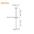 100pcs 3 16 In X 1 Aluminum Round Head Tri Grip Rivets Bulb Style Blind For Sheet Metal Automotive Repairs Furniture And Marine