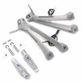 Httmt- Led Turn Signal Light Silver Rear Passenger Footrest Bracket Compatible With 06-07 Suzuk Gsxr 600 750 P N Mt390-013a-sr