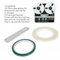 1 4 10 Inch Tape Splicing Set Length Adjustable With Professional Studio Grade Cnc Aluminum Block For Revoxsonido Opening Reel
