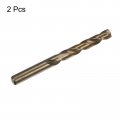 Uxcell 12 8mm Drilling Dia Straight Shank High Speed Steel Cobalt Metric Twist Drill Bit Rotary Tool 2pcs