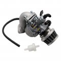 Pro Bat Pz19 19mm Hand Choke Carburetor Carb Intake Pipe Air Filter Fuel Gasket Screw For 50cc 70cc 90cc 110cc 125cc Quad Go
