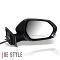 To1321355 Factory Style Passenger Right Side Mirror Manual Folding Power Adjust Heated Glass Compatible With Toyota Prius 16-22