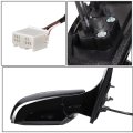 To1321355 Factory Style Passenger Right Side Mirror Manual Folding Power Adjust Heated Glass Compatible With Toyota Prius 16-22
