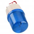 Baomain Revolving Warning Signal Light Ac 110v 3w Lte-5106 Led Blue Indicator Rotating Lamp Blue 110vac