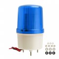 Baomain Revolving Warning Signal Light Ac 110v 3w Lte-5106 Led Blue Indicator Rotating Lamp Blue 110vac