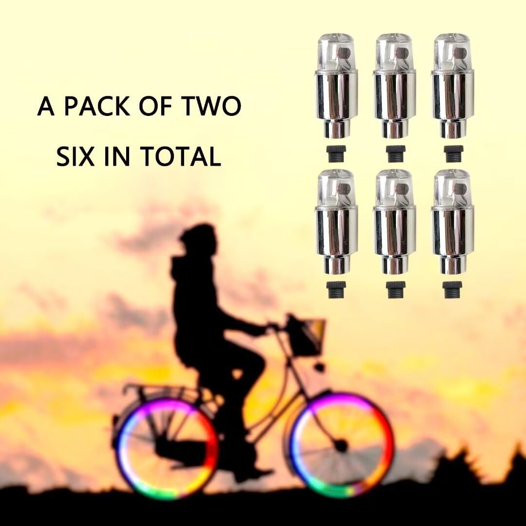 Led Valve Stem Caps Lights Kit Tire Wheel Waterproof Flashing Light Tire Lamp For Car Bike Motorcycle Waterproof Spoke Flash