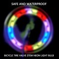 Led Valve Stem Caps Lights Kit Tire Wheel Waterproof Flashing Light Tire Lamp For Car Bike Motorcycle Waterproof Spoke Flash