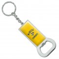 Graphics More Mcneese State University Cowboys Logo Keychain Rectangle Chrome Plated Metal Bottle Cap Opener