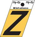 Hy-ko Gr-10 Z 1 5 Black Aluminum Angle Cut Letter 