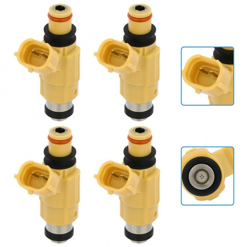 Fuel Injector 4pcs 4 Holes Replacement Injectors Engine Part Fit For 2001-2005 Chrysler Sebring Dodge Stratus 2000-2005