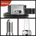 A-premium Set Of 8 Ignition Coil Pack And Iridium Spark Plugs Compatible With Ford Mustang 2015 2016 2017 2018 5 2l