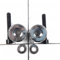 Smt-group Swingarm Spools Chromed Gsxr Engraved Logo Compatible With Suzuki Gsf1250s 1300bk Gsx R 1000 1100 600 750f900 Rf600 R