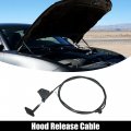 X Autohaux 74130snaa01 Front Hood Latch Lock Release Wire Cable Replace For Honda Civic 2006-2011 Black