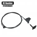 X Autohaux 74130snaa01 Front Hood Latch Lock Release Wire Cable Replace For Honda Civic 2006-2011 Black