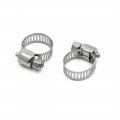 Uxcell 100pcs Car Stainless Steel Adjustable 9-16mm Hose Clamp Fuel Line Pipe Tube Clip