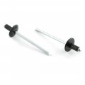 Hj Garden 60pcs 1 8x1 4inch 3 2x6 4mm Large Flange Aluminum Blind Rivet Self-plugging Open End Decorating Fastener Nails Pop 