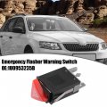 X Autohaux Emergency Flasher Warning Switch 1u0953235b For Skoda Octavia I 1u5 Estate 1996-2010 1u2 Hatchback