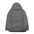 Driver Or Passenger Side Top Back Perforated Microfiber Leather Seat Cover Gray For Ford F250 F350 F450 F550 2001 
