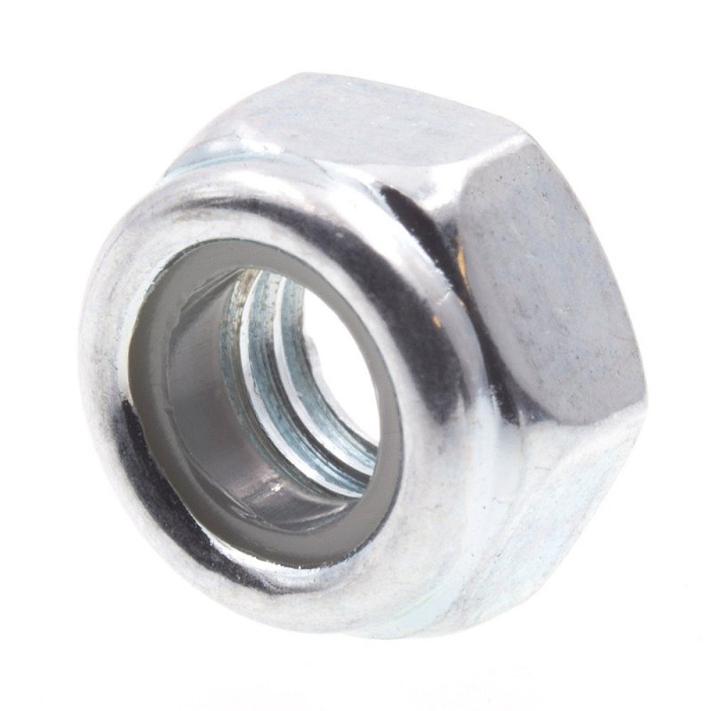 Prime-line Nylon Insert Lock Nuts Class 8 Metric M6-1 0 Zinc Plated Steel 25 Pack