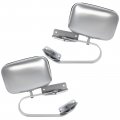 Aintier Driver And Passenger Side Mirror With Manual Fold Non-heated Compatible 1980-1996 For Ford Bronco 1984-90 Ii 1991-1994