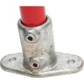 Farmtek 106507 Quik Klamp Railing Base Flange 1 25 In For 1 66 Od Pipe 
