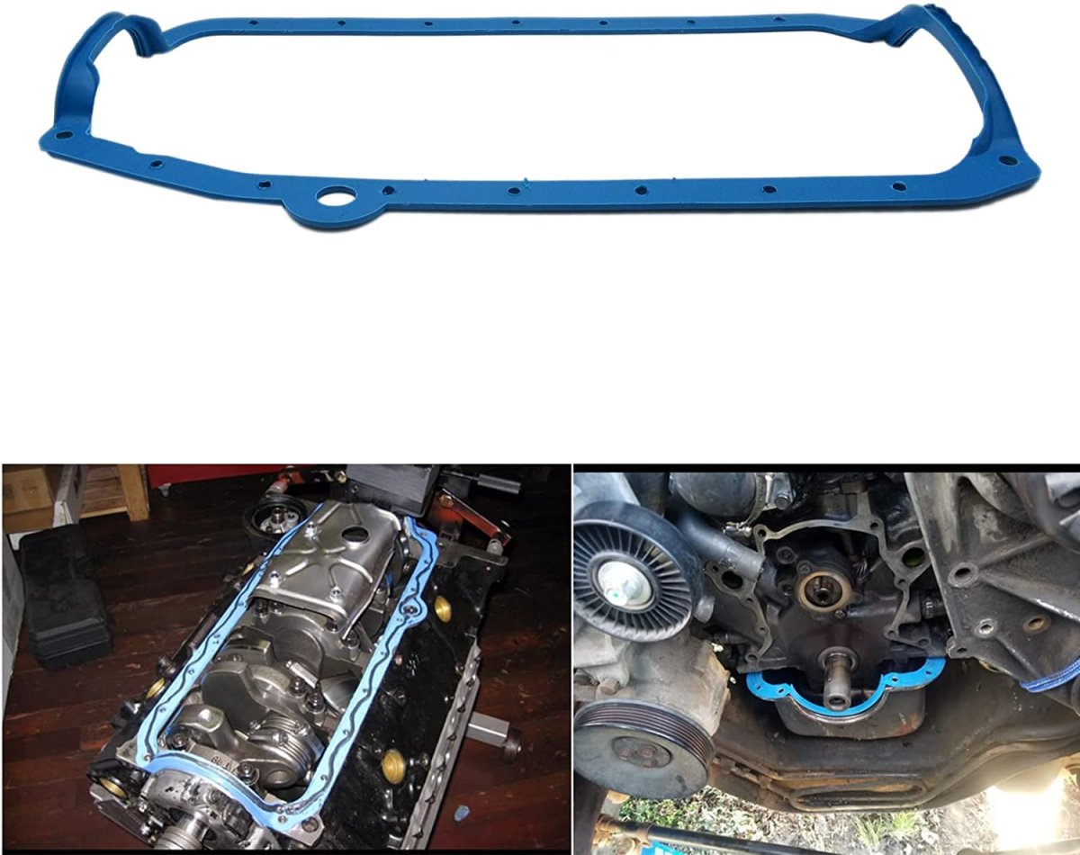 Version Oil Pan Gasket Blue Pre -79 Early For Sb Sbc Chevy V8 265 283 327 350 383 400