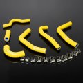 G-plus Silicone Radiator Coolant Hose Clamps Kit Compatible With Kawasaki Kxf 250 Kxf250 2007-2008 Yellow