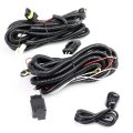 Auto Dynasty Compatible With 15-17 Ford F-150 13th Gen Pair Of Bumper Driving Fog Lights Switch Smoked Lens