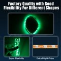 Uxcell 4pcs 35 4 Inch Led Strip Light Decoration Cuttable Waterproof Green Still For Car Truck Cargo Trailer Rv Motorcycle