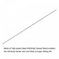 Uxcell 5 Pcs 1mm Mini Micro Twist Drill Bits High-speed Steel Straight Shank Extra Long Bit 100mm For Aluminum Alloy