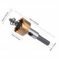 Uxcell 24mm Hss Drill Bit Hole Saw Stainless High Speed Steel Metal Alloy