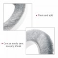 Uxcell Weather Stripping Brush 26ft L X 0 35 W 6 H Self-adhesive Seal Weatherstrip Sweep Gray For Door Window