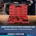 Valve Spring Compressor Kit Remover Installer Tool Set No Cylinder Head Removal Required Universal Engine Seal Disassembly