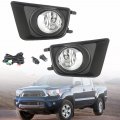 2pcs Driving Fog Lights Assembly With Bulb Switch Wiring Kit Replacement For 2012-2015 Tacoma Pickup Truck 