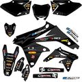 1999-2000 Rm 125 Mayhem Black Senge Graphics Complete Kit For Suzuki 