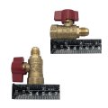 Supplying Demand 01-387 Gas Connector Shut-off Valve 3 8 Inch Od Flare X 1 2 Fip