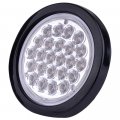 4 6pcs 24led White Trailer Led Clearance Side Marker Lights Assembly Lamp Stop Turn Tail Light For Truck Car Bus Van Pickup Rv 