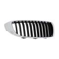 Passenger Side Grille For Bmw 430i Xdrive Gran Coupe 440i 2017 2020 Chrome Abs Plastic With Textured Black Insert Bm1200259 
