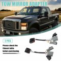 X Autohaux 2 Pcs Tow Mirror Wiring Harness Adapter For Ford F250 F350 F450 F550 Truck 1999-2007 Connector Mirrors Power Heated