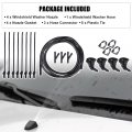 Uxcell 1 Set Windshield Washer Water Nozzle Spray No 25815793 For Cadillac Cts Base 3 6l V6 Gas 2008-2015